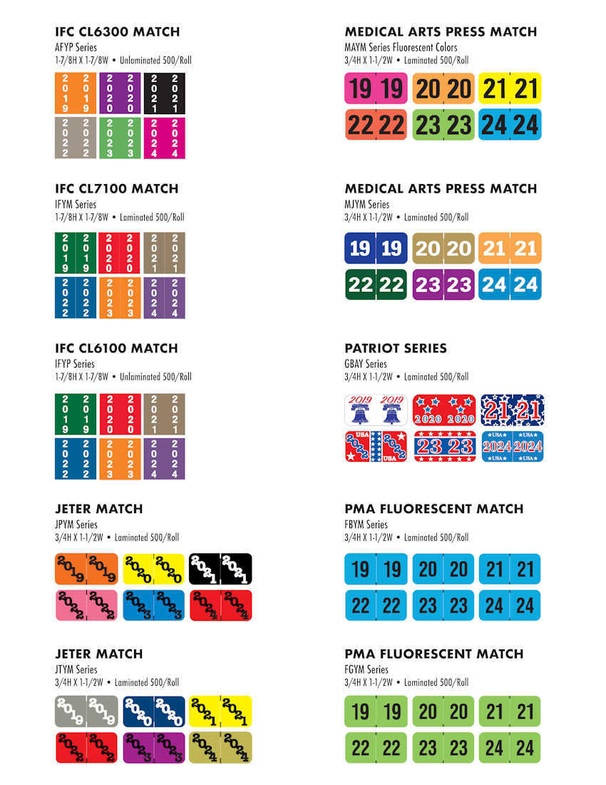 Year Labels Catalog Page 3